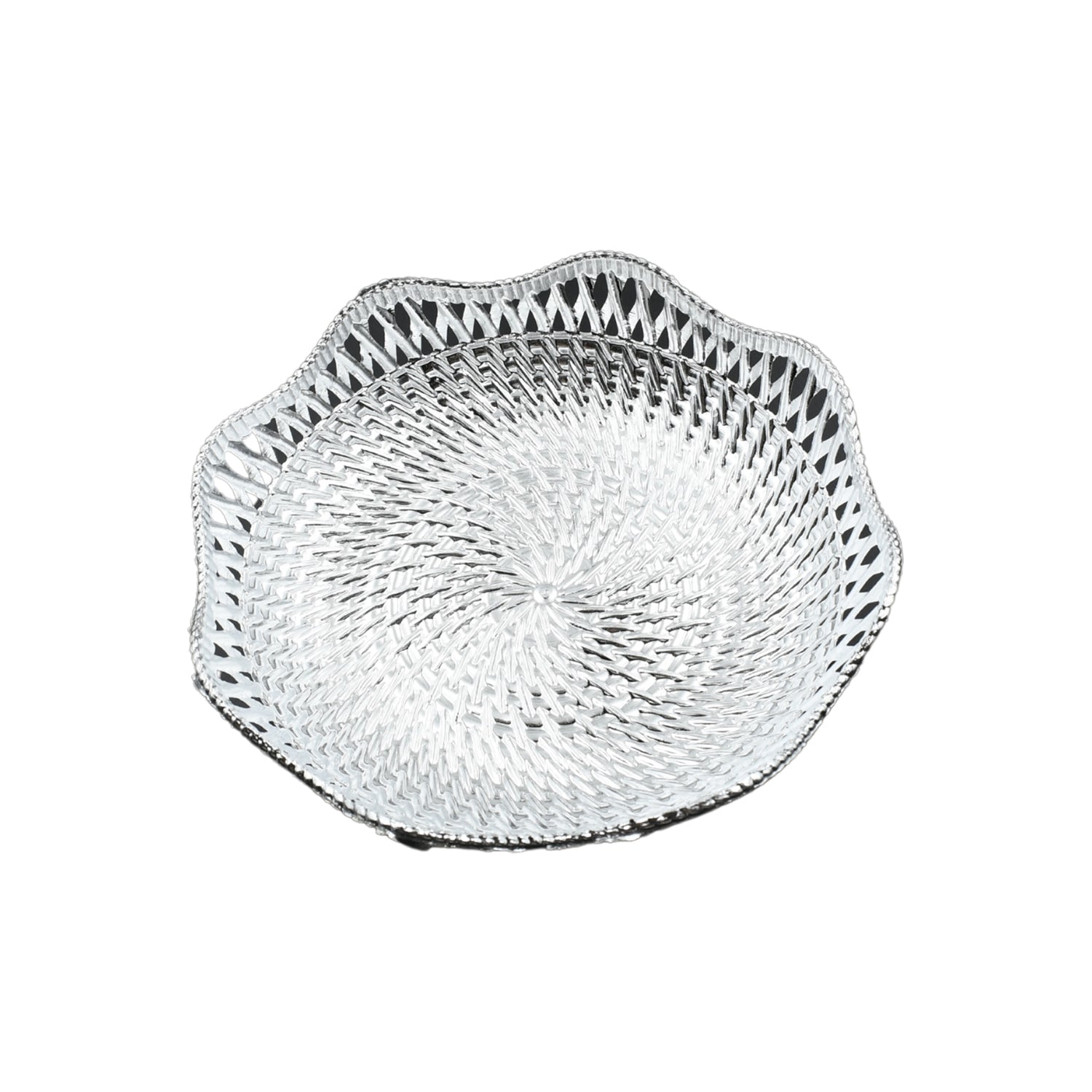 5482 Round Serving Tray, Traditional Serving Tray, Multipurpose Serving Tray, Decorative Serving Platters, Mukhwas Serving Tray (2 Pc Set) 5482 Round Serving Tray, Traditional Serving Tray, Multipurpose Serving Tray, Decorative Serving Platters, Mukhwas Serving Tray (2 Pc Set)
